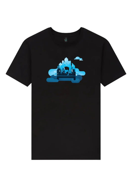 T-Shirt: Open Homes | Black