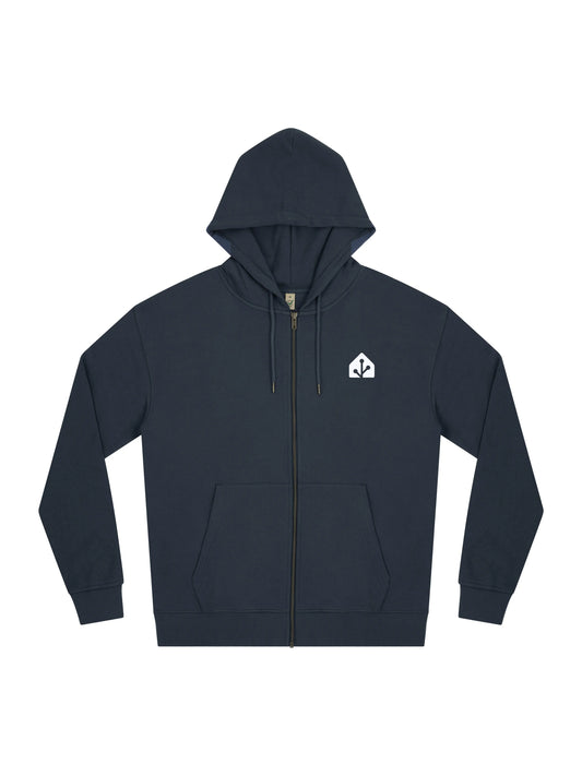 Zip Hoodie: Home Assistant | Denim Blue